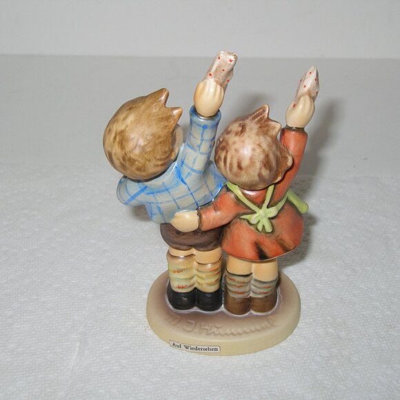 GRANDFATHER CLOCK  Hummelscape w/Box & AUF WIEDERSEHEN Figurine #153/0 TMK5 RARE - Picture 9 of 11